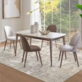 thumbnail image 3 of BERTHMEER 6'x9' Abstract Area Rugs for Living Room Clearance Bedroom Dining Room Office Farmhouse Contemporary Neutral Distressed Machine Washable, Beige Gray, 3 of 5