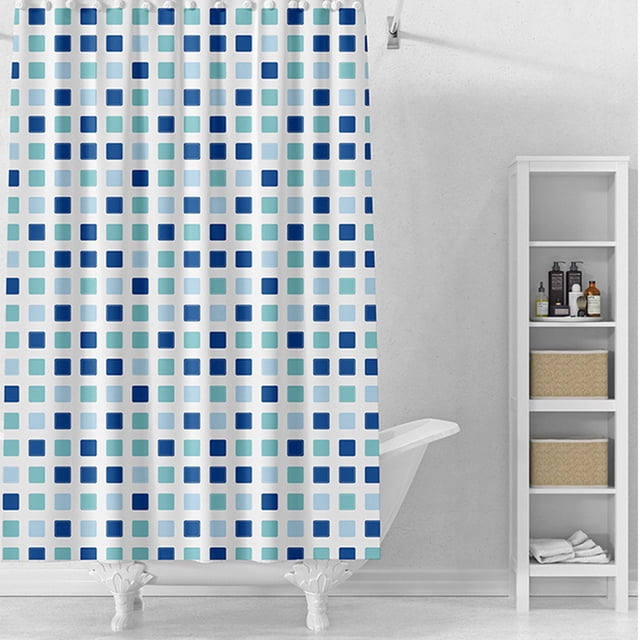 Dvkptbk Rideau de Douche pour Salle de Bain Rideau de Douche Moderne Hiver dans le Bain Ensemble de Rideaux de Douche