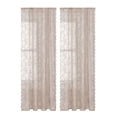 thumbnail image 4 of Elegant Lace Window Curtain for Living Room and Bedroom French Style Semi Lace Drapery with Curtain Rod Hole Polyester Fabric Light Filtering Home Curtain, 4 of 7
