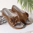 thumbnail image 1 of DPTALR Woman Fish Mouth Collection Leather Soft Footbed Orthopedic Arch-Support Sandals, 1 of 3