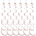 thumbnail image 5 of mmirethe 6pack/lot Swirl Pendant For Graduation Celebration Exquisite Craft Wide Application Birthday Star Spiral Pendant PVC Rose Gold 2Set, 5 of 5