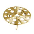 thumbnail image 2 of DOLITY Grille Vapeur pour Oeufs Accessoires de Cuiseur Grille Portable Polyvalente Plateau de Cuisson à la Vapeur Or 21cm, 2 of 9