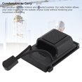 thumbnail image 4 of Universal Radio Belt Holster, Compact Radio Carry Holster Black ABS Adjustable  for Security, 4 of 7