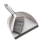 YOPTOP Mini Dustpan and Brush Set  Nesting Snap-On Design  Portable  Compact Dust Pan and Hand Broom for Cleaning  Daily Cleaning Necessity Plastic Mini Dustpan Set,White