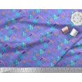 thumbnail image 3 of Soimoi Poly Georgette Fabric Leaves & Floral Print Sewing Fabric Yard 42 Inch Wide, 3 of 5