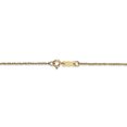 thumbnail image 4 of Collier Chaîne Ropa en Or Jaune 14k 14 Pouces 1,1 mm Pendentif Breloque, 4 of 9