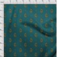 thumbnail image 3 of oneOone Cotton Cambric Fabric Paisley Block Printed Craft Fabric BTY 56 Inch Wide, 3 of 4
