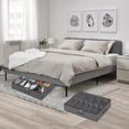 thumbnail image 1 of SuoKom Boîte de Rangement pour Chaussures sous le Lit Boîte de Rangement Transparente Pliable Sac de Rangement en Tissu Non Tissé, 1 of 7
