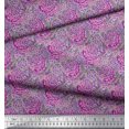 thumbnail image 2 of Soimoi Polyester Crepe Fabric Brush Stroke Abstract Print Fabric by Yard 52 Inch Wide, 2 of 3