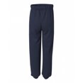 thumbnail image 3 of Jerzees Mens NuBlend Elastic Bottom Sweatpants, M, J Navy, 3 of 3