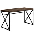 thumbnail image 4 of Monarch Specialties Computer Desk, Home Office, Laptop, Work, Metal, Laminate, Brown, Black, Contemporary, Modern, 4 of 5