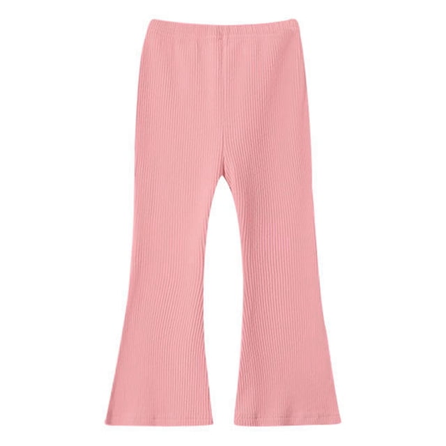 GDREDA Micro Flare Pants Girl's Stretch Outer Layer Leggings Girls Spring Pants