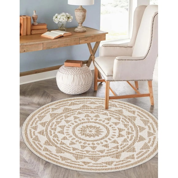 Tapis ECARPET Style Jute pour Chambre à Coucher, Salon, Salle à Manger Collection Finley