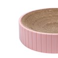 thumbnail image 4 of Milaget Round Cat Scratch Bed, Couch Bed, Replaceable Inner Core, Grinding Claw, Pink, 4 of 9
