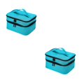 thumbnail image 2 of Redempat Nail Polish Storage Bags Made With Polyester For Everyday Sturdy And Durable sky blue 2Set, 2 of 6