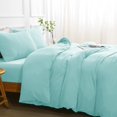 thumbnail image 2 of Duvet Cover Queen -Piece Prewashed Ultra Soft Queen Bedding Set - Features Zipper Closure and Corner Ties Includes Duvet Cover x Pillowcases No Comforter, 2 of 7
