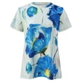 thumbnail image 4 of XZNGL T-shirt à Manches Courtes pour Femmes, Mode d'Été, Imprimé, Col Rond, Haut Ordinaire, 4 of 5