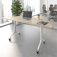 thumbnail image 3 of Scranton & Co Engineered Wood 72-inch Trapezoid Modular Conference Table in Elm, 3 of 8