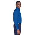 thumbnail image 3 of Harriton Chemise à Manches Longues en Sergé pour Hommes Easy blendTM avec Élimination des Taches, 3 of 3