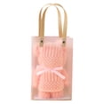 thumbnail image 1 of Pink High Density Bear Towel 35X75Cm Coral Fleece Soft Bath Towel For Personal Use Gift And Spa Care, 1 of 7
