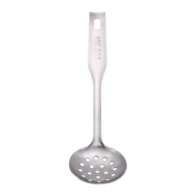 Mini Stainless Steel Cooking Set, EDHITNR 304 Polished Ladle Slotted Spoon Turner, Compact Space Saving Kitchen Utensils for Small Kitchens Picnic Lunch
