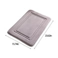 thumbnail image 3 of Bathroom Rugs Non Slip Washable Bathroom Memory Foam Absorbent Floor Mat Bathroom Toilet Doorway Quick Dry Foot Mat Entry Door Mat Non-slip Mat Bath Mats For Bathroom, 3 of 9