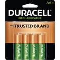 thumbnail image 1 of Duracell 1.5V Rechargeable AA Batteries, 4 Pack, 1 of 7