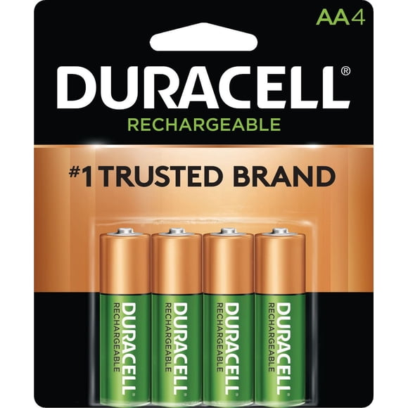 Duracell 1.5V Rechargeable AA Batteries, 4 Pack