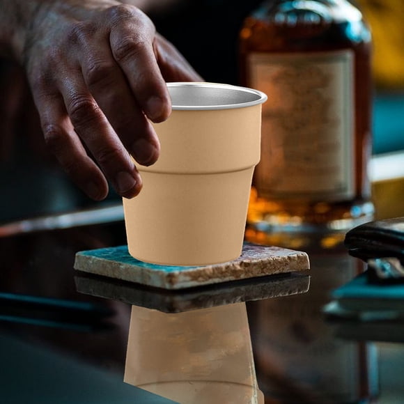 Danhjin Camping Mugs Stainless Steel Mug Outdoor Camping Mug Office Coffee Mug Portable Drinking Tea Mugs Kitchen Gadgets