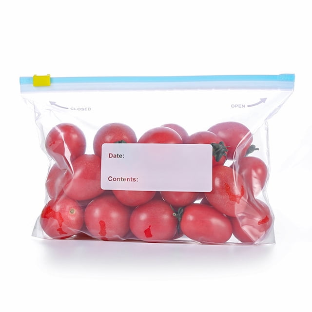 Sacs de Conservation Refermables Hermétiques de Qualité Alimentaire - Sacs de Conservation Préservant la Fraîcheur pour une Organisation, Rouge, JKODE