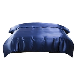 Bedding Couvertures de couettes,Couverture de coudée en soie Luxury avec fermeture à glissière
