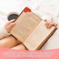 thumbnail image 2 of CAROOTU PU Leather Heart Bookmark Creative Book Corner Protective Cover Bookworm Present for Book Lover New, 2 of 7
