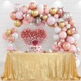 thumbnail image 1 of GFDYREE 60"X120" Rectangle Sparkly Gold Sequin Tablecloth for Wedding, Party, Christmas Decorations, 1 of 6