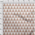 thumbnail image 3 of oneOone Silk Tabby Fabric Triangle Geometric Decor Fabric Printed BTY 42 Inch Wide, 3 of 5