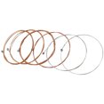 thumbnail image 1 of 6 Pcs Cordes de Guitare Acoustique en Acier Inoxydable pour Instrument de Musique, 1 of 8