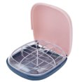 thumbnail image 3 of 3PCS Medicine Container 4 Compartment Portable Sealing Medicine Organizer Box Jewelry Blue Earring Storage Box, 3 of 14