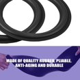 thumbnail image 5 of Kit de Réparation de Bordure en Mousse pour Haut-Parleur 8 Pouces de Haute Qualité, 2 Pcs Anneaux de Bordure en Mousse Perforée de 8 Pouces Pièces de Rechange pour Réparation de Haut-Parleur Ou DI (Noir) Offrant une Excellente performance, 5 of 5
