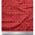 thumbnail image 1 of Soimoi polyester Crepe Fabric Snowflake Artistic Print Fabric by the Yard 42 Inch Wide, 1 of 3