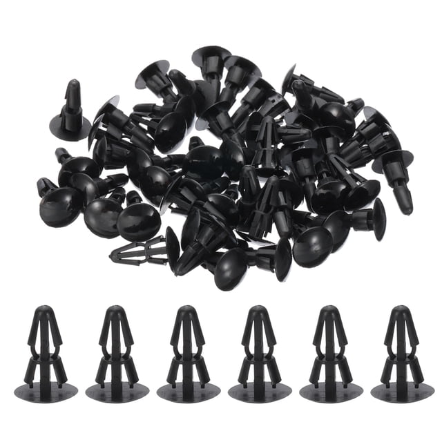 Unique Bargains Entretoise de Support pour Carte PCB, Lot de 50 Colonnes de Support pour Carte PCB de 3,5 Mm/0,14 Pouces de Hauteur, Isolation de Support, Noir
