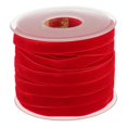 thumbnail image 1 of jifeng 20 YARD 0 . 39 " RED VELVET CRAFT RIBBON ROLL as described, 1 of 6