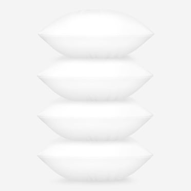 Throw pillow insert 18 X 18 inches Pack of 4