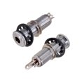 thumbnail image 4 of Professional Stereo Output Threaded Output 1/4 Inch Input Rustproof and Exquisite Exquisite Socket Plug Electric Guitar Accessories Parts Sliver, 4 of 9