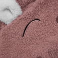 thumbnail image 4 of AherBiu Womens Robes Lightweight Fuzzy Fleece Warm Midi Bathrobe Soft Plush Belted Robe with Hood, 4 of 7