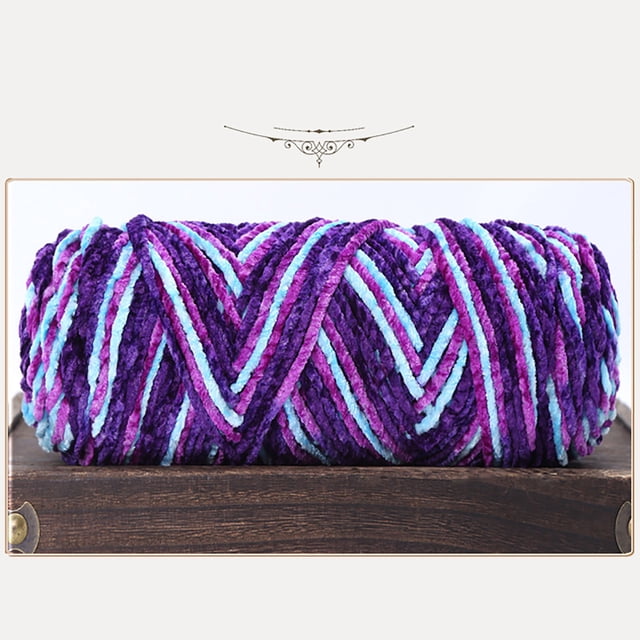 Chenille Winter Crochet Scarf Line Soft Hook Line Knitting Yarn Braideds Yarn