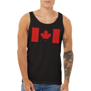 Canada Flag Maple Leaf Canadian Adult Unisex Tank Top