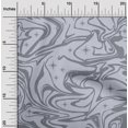 thumbnail image 2 of oneOone Cotton Poplin Dusty Blue Fabric Abstracts Craft Projects Decor Fabric Printed By The Yard 56 Inch Wide, 2 of 4