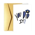 thumbnail image 2 of Greeting Card Set Funny Fish Graduation Card Fishing Punny Grad Card for Him Her Congratulations on Your Graduation Card You Are A Graduate Blank Card,Note Card,Folded Card,Decorative Card,Stationery, 2 of 6