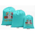 thumbnail image 2 of Darling Souvenir Green Rabbit & Egg Easter Party Supplies Favor BagsDrawstring Pouches15 Pieces, 2 of 5