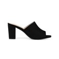 thumbnail image 3 of BLISSFUL STEP Women's Slide Heels Mules Slip on Block Heel Sandals Black 9.5, 3 of 6