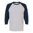 thumbnail image 1 of M&O 5540 Raglan Three-Quarter Sleeve Baseball T-Shirt, 1 of 1